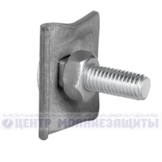 Зажим крепежный проволоки 8-10 мм оцинкованный