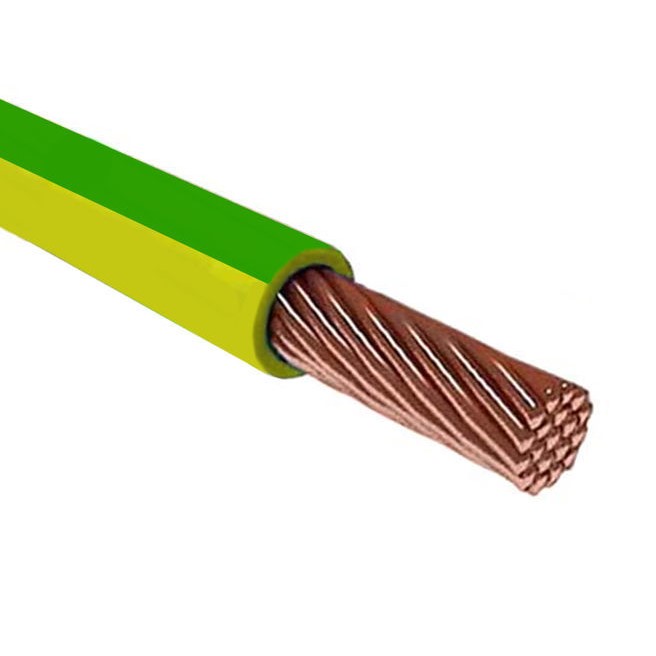 Провод ПуГВ 1х35,0 кв.мм желто-зеленый для заземления