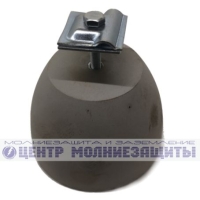 Держатель проводника 8-10 мм бетонный с оцинкованным соединителем (1 кг)
